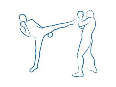 Illustration Kickboxen